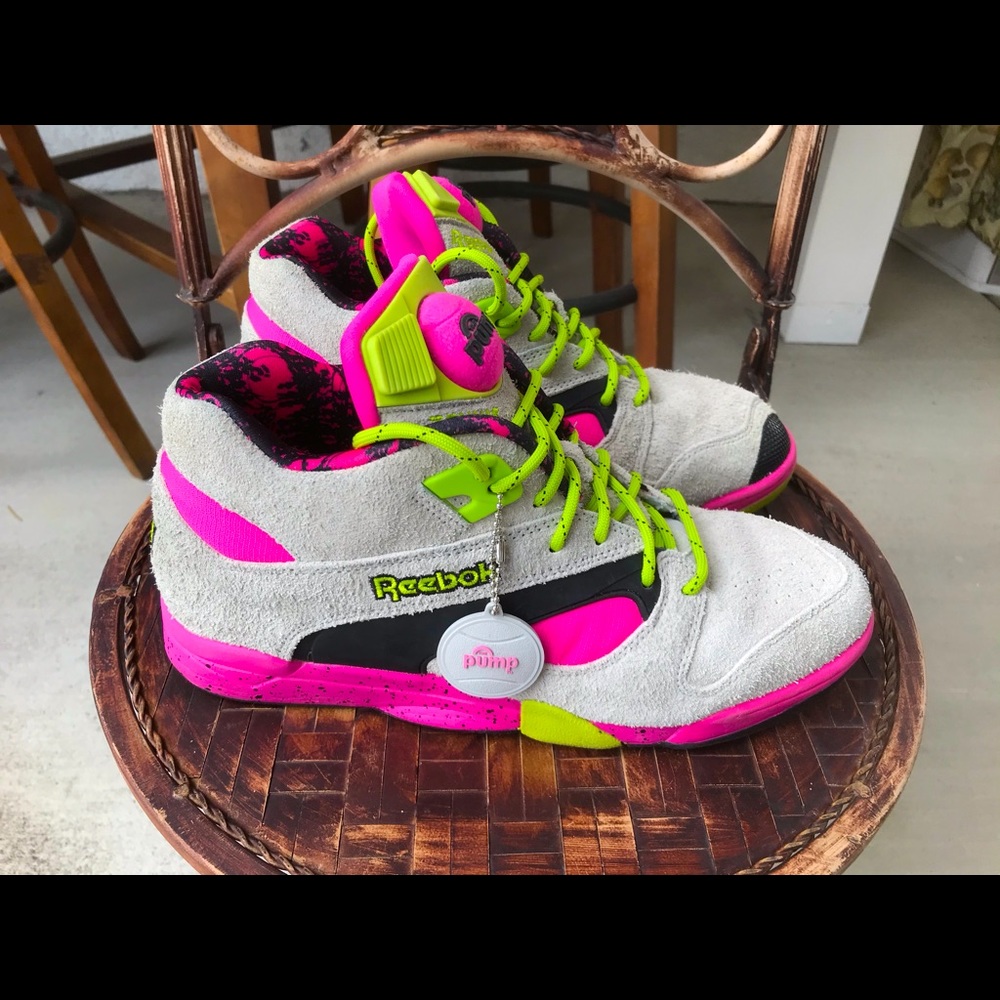 Reebok Court Victory Pump X Extra Butter Pink sz10